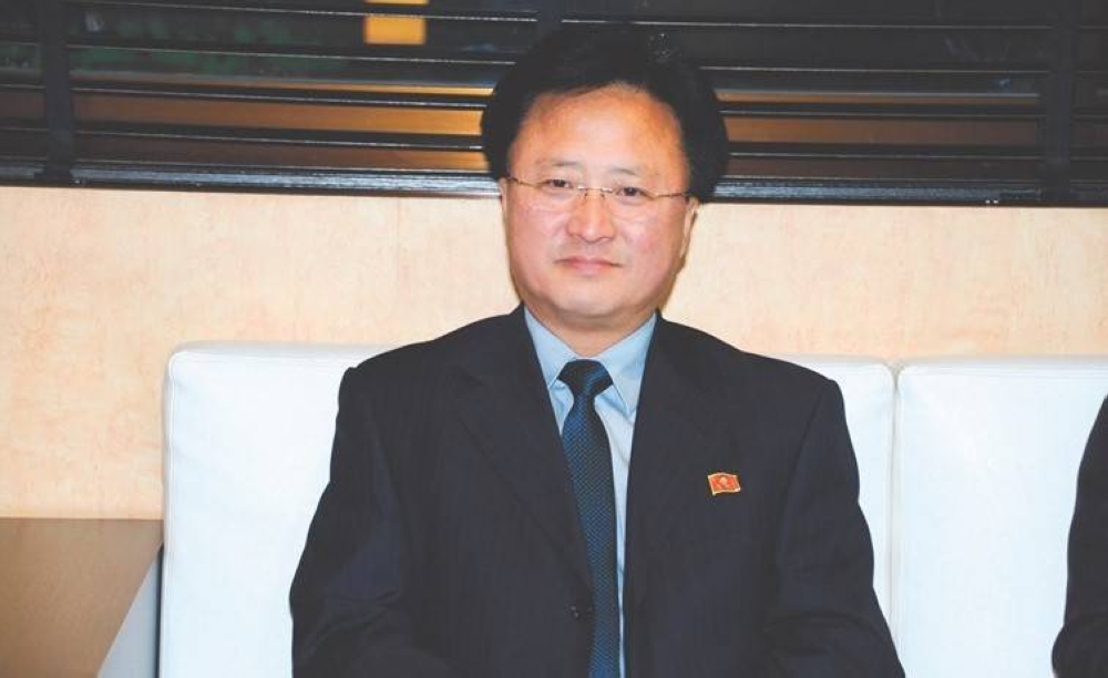 القائم بأعمال سفارة جمهورية كوريا الديموقراطية الشعبية السفير جو ميونغ تشول