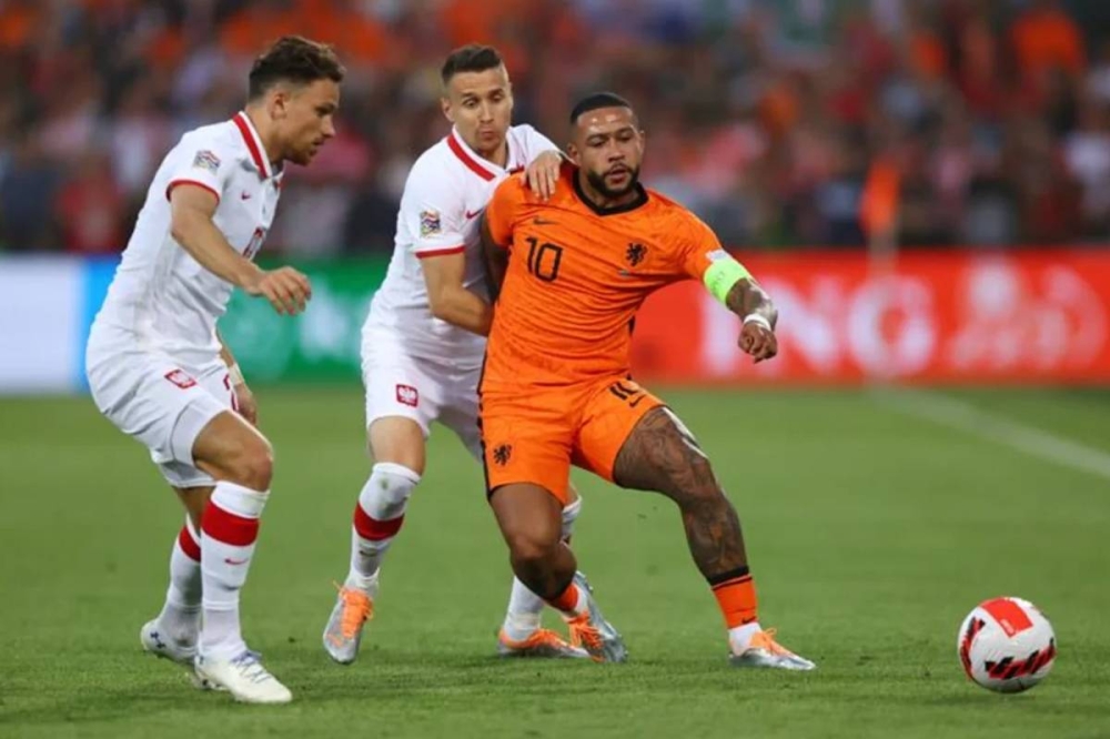 مباراة سابقة جمعت هولندا وبولندا